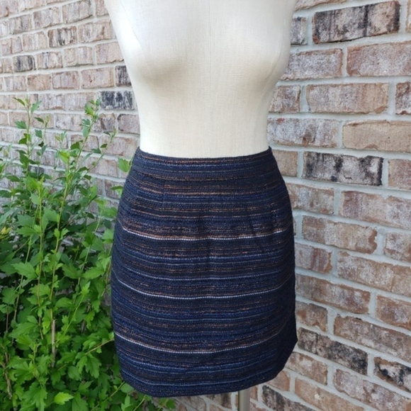 NWT J.CREW back chain mini skirt sz 8 - Picture 1 of 5